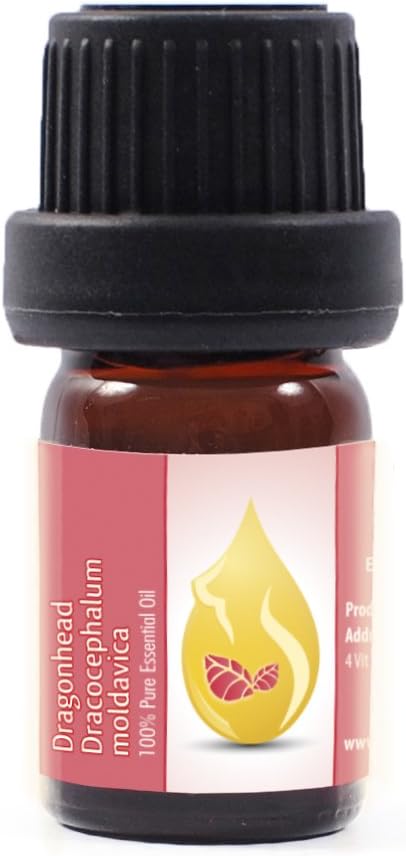 Essences Bulgaria Moldavian Dragonhead Essential Oil 1/3 Fl Oz | 10ml | Dracocephalum Moldavica | 100% Pure and Natural | Undiluted | Therapeutic Grade | Family Owned Farm | Steam-Distilled | Non-GMO