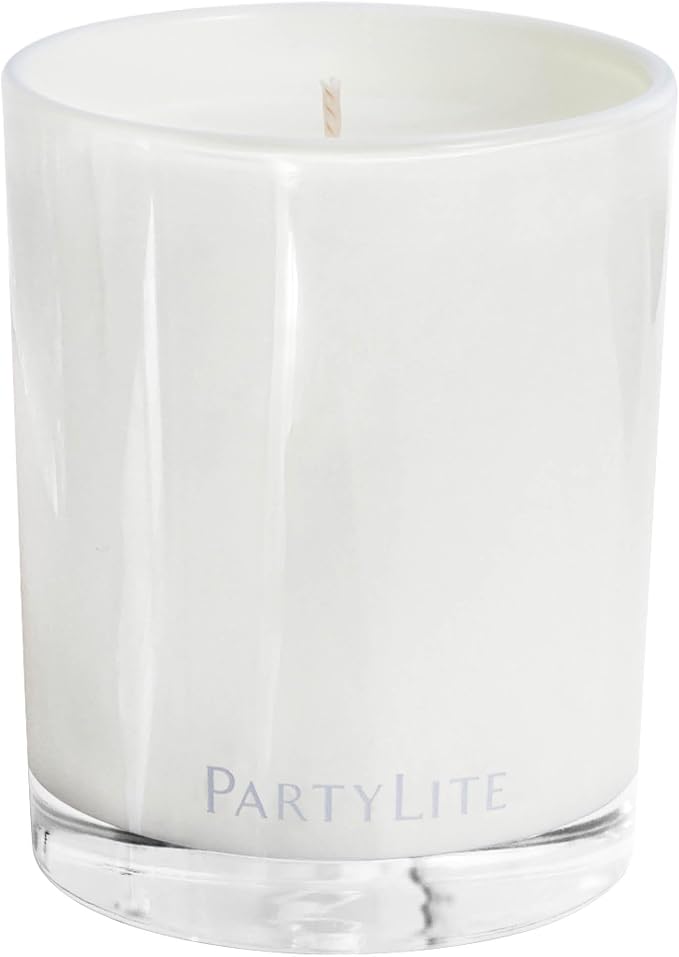 PartyLite Iced Snowberries Escential Jar™ Candle, Scented with Apple, Cranberry, Strawberry, Vanilla & Musk, 7.75oz 1-Wick Reusable Glass Jar, 50-Hour Burn, Aromatherapy Home Fragrance