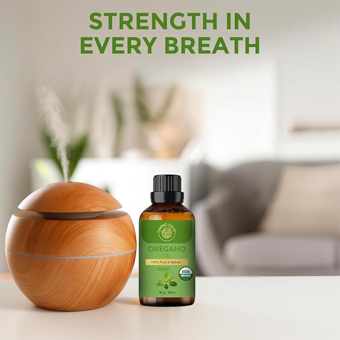 Oregano Oil 30ml | 100% Pure Organic Oregano Oil for Skin, Hair, Body, and Wellness | Natural Oil of Oregano for Immune Support, Diffuser, Massage, & DIY Beauty Uses | 1 fl oz