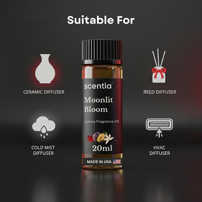 Love Collection Fragrance Oil Set – Essential Oil Blends for Diffusers, Candles & Soaps – Jasmine, Rose, Citrus, Amber & Musk – Phthalate-Free – Gift Set 3×20 ml (2.03 fl oz)