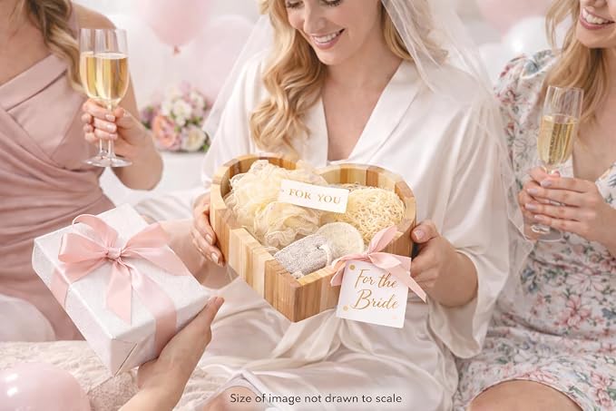 Essentials Spa Gift Set for Women, Heart Shaped Self Care Gift, Relaxation Bath Kit, Gift Ready Box, Mothers Day Gift for Mom