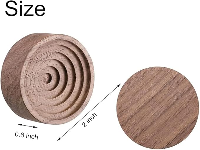 Wood Essential Oil Diffuser, Wooden Aromatherapy Diffuser, Small Round Oil Diffuser for Home Office Car Yoga Rooms SPA Centers