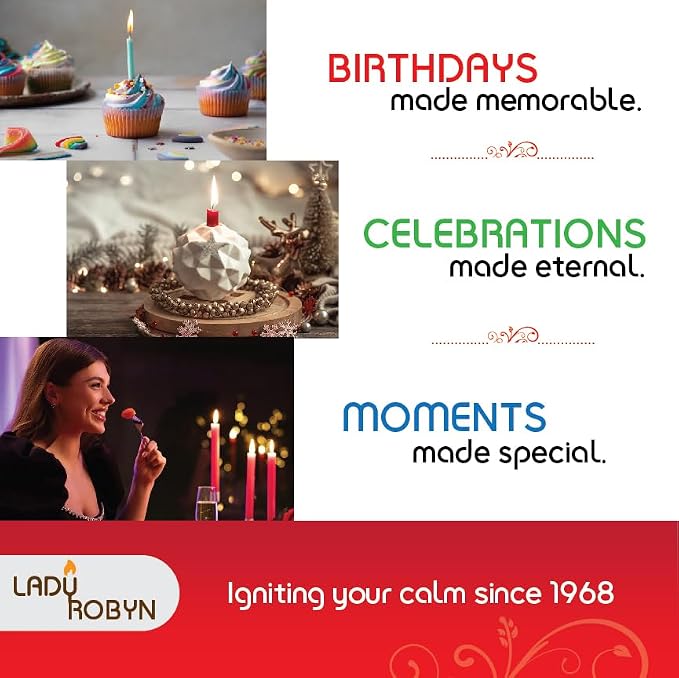 Spell Candles (Set of 40, Red)