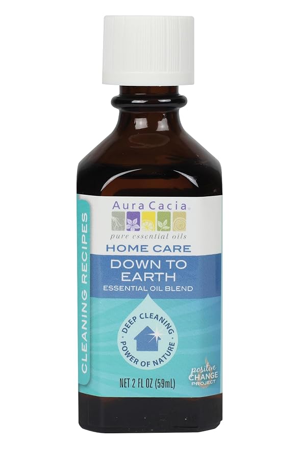 Aura Cacia Down to Earth Essential Oil Blend for Home Care, 2 Fluid Ounce