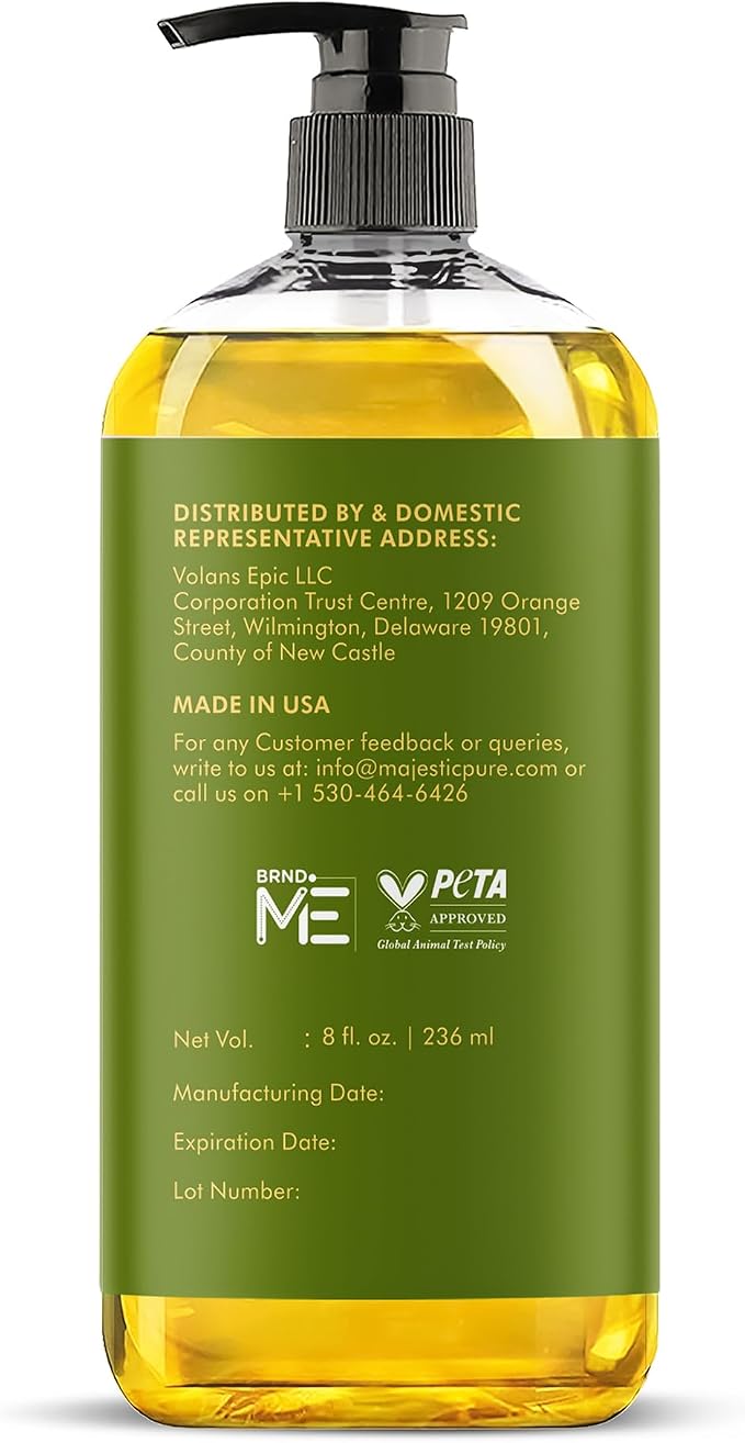 MAJESTIC PURE Arnica Sore Muscle Massage Oil for Massage Therapy - Refreshing and Relaxing - Natural Oils with Lavender & Chamomile Essential Oils - All Skin Types - Men & Women Massage Lotion-8 fl oz
