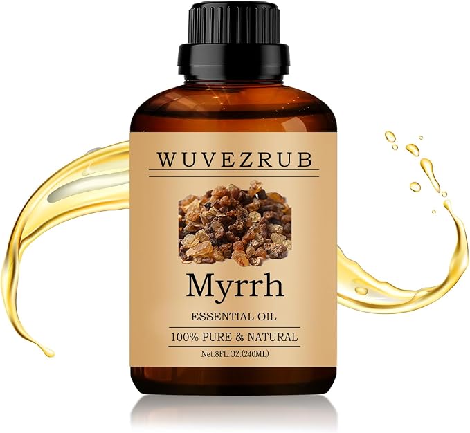Myrrh Essential Oil 240ML - 100% Pure and Natural Oils for Aromatherapy Diffuser - 8 Fl Oz/Myrrh