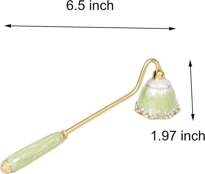 Candle Snuffer, Candle Extinguisher with Long Durable Handle, Vintage Wax Snuffer, Decorative Wick Snuffer, Perfect for Candle Lovers as Gifts