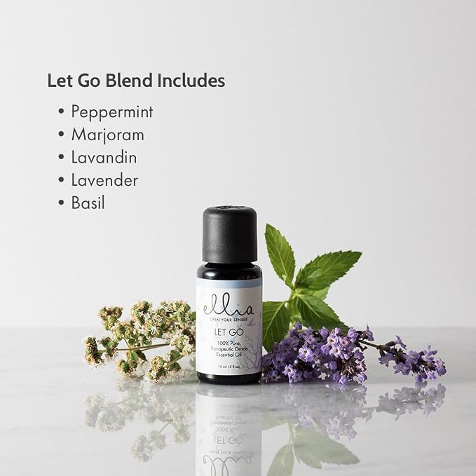 Ellia Diffuser Essential Oil | Let Go Blend| 15ml, 100% Pure, Therapeutic Grade (ARM-EO15LG)
