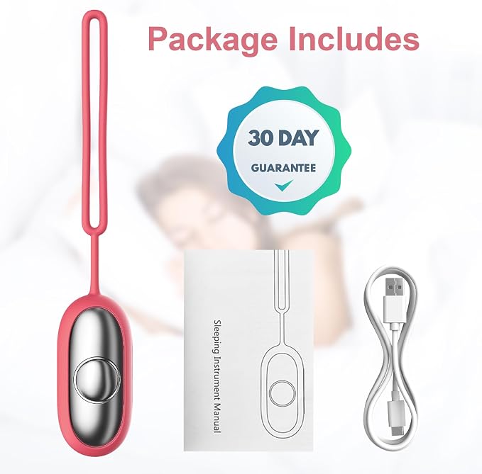 Handheld Relaxation Device – Dual-Mode Gentle Pulse Wellness Tool for Adults & Kids, Portable Sleep Device, Supports Calm Focus & Better Rest, USB-C Rechargeable (Pink)