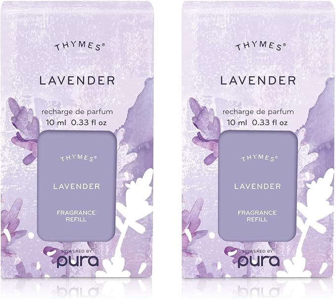 Thymes Lavender Pura Smart Home Plug-in Diffuser Refills - Pack of 2