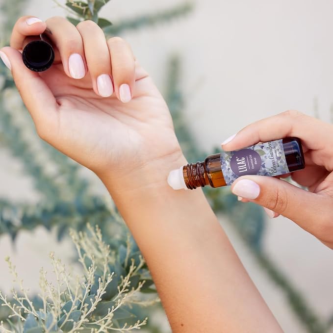 Edens Garden Lilac Essential Oil Roll-On – Pre-Diluted Floral Blend, 100% Pure Aromatherapy & Natural Perfume, Calming Skin Safe Travel Roll-On, 10 ml (.33 fl oz)