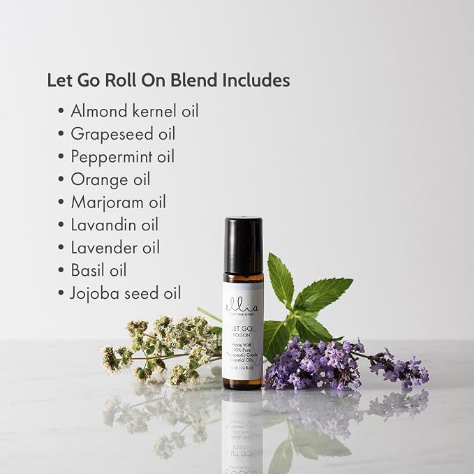 Ellia Essential Oil Roll-On | Let Go Blend| 10ml, 100% Pure, Therapeutic Grade 0.34 Fl Oz (Pack of 1)