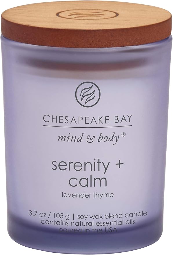 Chesapeake Bay Candle Peace + Tranquility, Balance + Harmony, Serenity + Calm Scented Candle Gift Set, Small Jar (3-Pack), Assorted