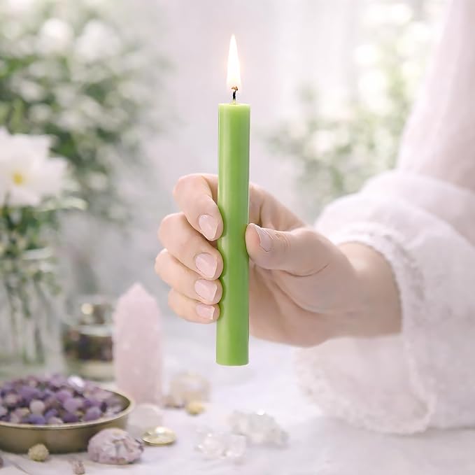 SOUL STICKS Success Magic Spell Chime Taper Candles 20 Pack Chime Candles for Rituals, Prayer, Birthdays, Meditation, Altar, Spells, Witchcraft Supplies, Wiccan Supplies, Candles Clearance
