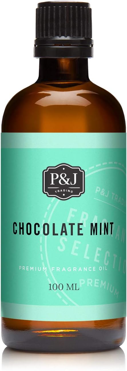 P&J Trading - Chocolate Mint Scented Oil 100ml - Fragrance Oil for Candle Making, Soap Making, Diffuser Oil