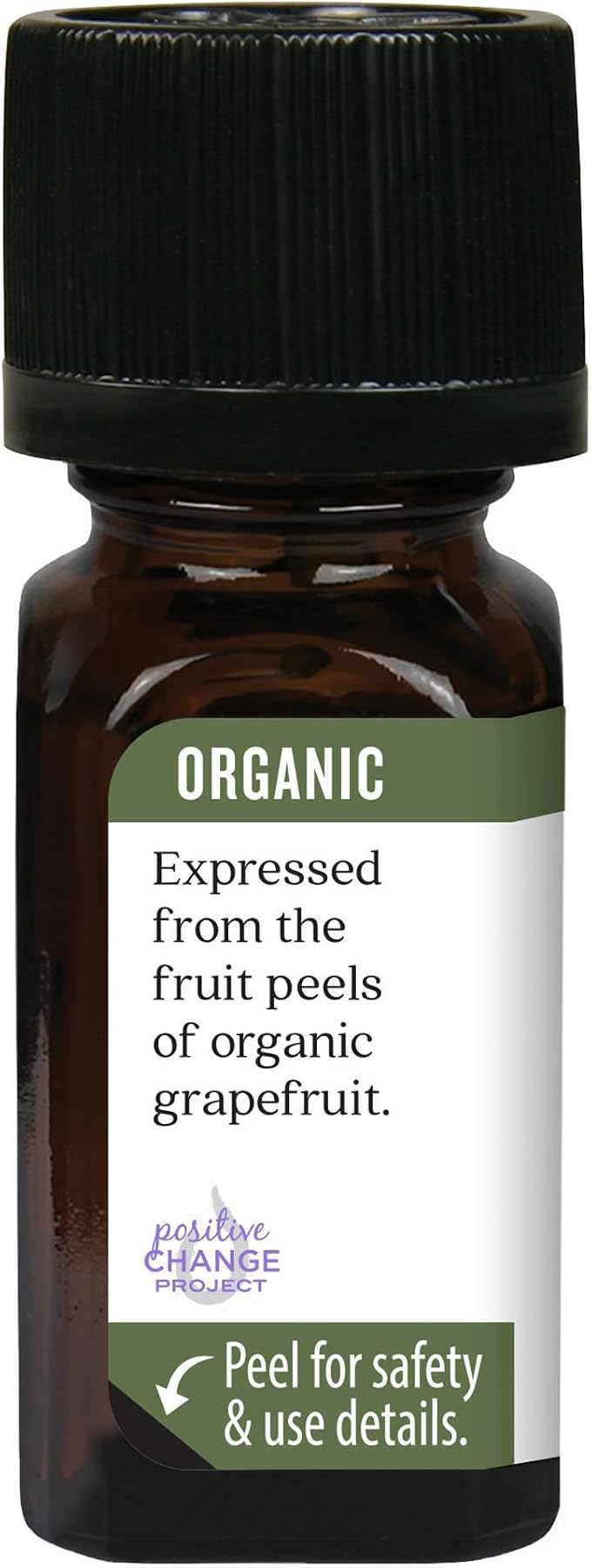 Aura Cacia Organic Grapefruit Essential Oil, 100% Pure Citrus Paradisi Oil - Fresh Fruity Aroma for Diffusers, Body Care, Cleaning and DIY Blends | 0.25 Fl Oz (Pack of 1)