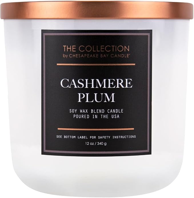 Chesapeake Bay Candle The Collection Two-Wick Scented Candle Cashmere Plum Medium Jar
