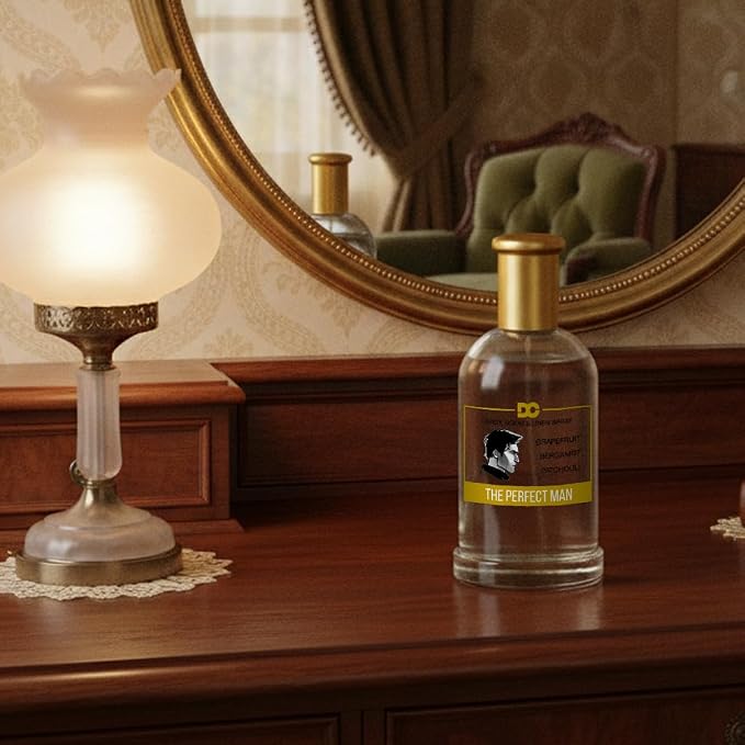 Daniella's Candles Body Room and Linen Spray, Natural Body Mist & Room Spray - The Perfect Man - 100ml/3.4oz