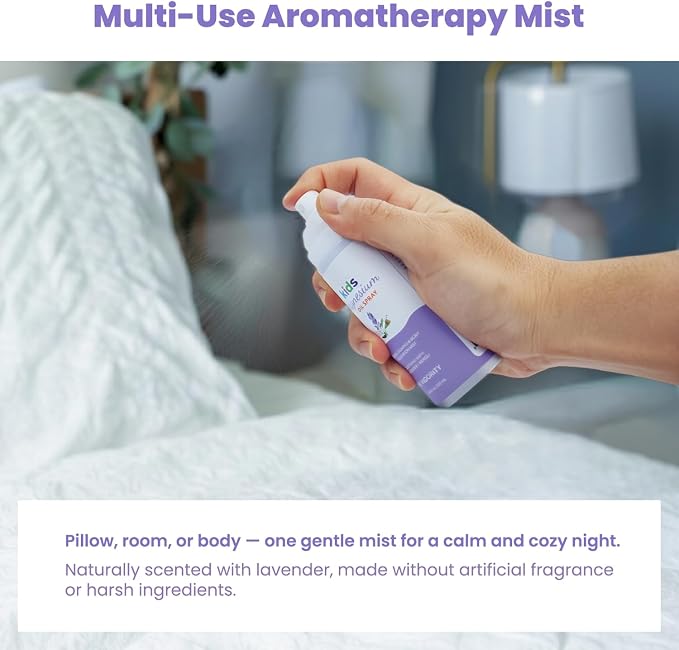 Vigority Kids Magnesium Spray with Lavender & Neroli – Lightweight Magnesium Body Mist for Legs, Feet, Pillow & Room – Gentle Bedtime Spray for Kids Evening Routines (6.8 fl. oz.)