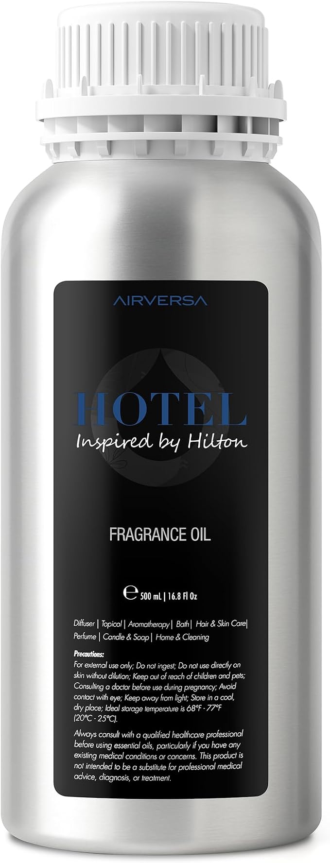 Airversa Diffuser Oil, Fragrance Oil, Inspired by Hilton, 16.91 Fl Oz | 500 mL