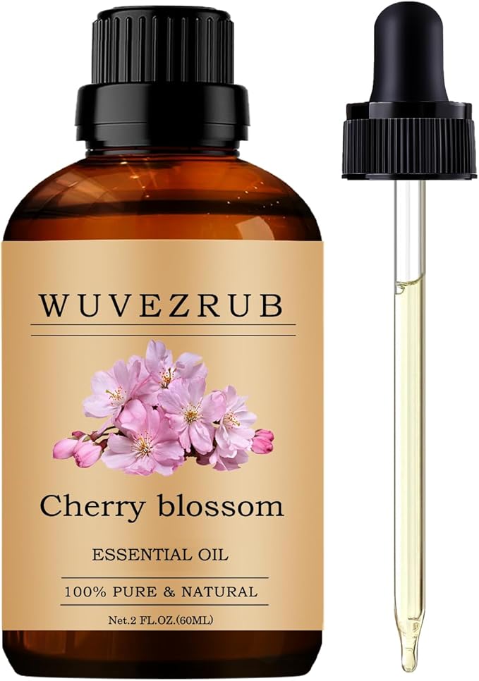 Cherry Blossom Essential Oils, 60ML Pure and Natural Essential Oil for Aromatherapy Diffuser - Cherry Blossom /2 Fl Oz
