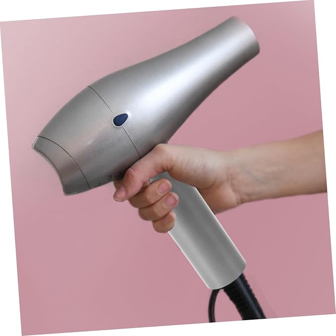 Hair Dryer Handle Sleeve Replacement Part Ergonomic Grip for Easy Use Quick DIY Repair Compatible with Dyson Hair Dryer Silver