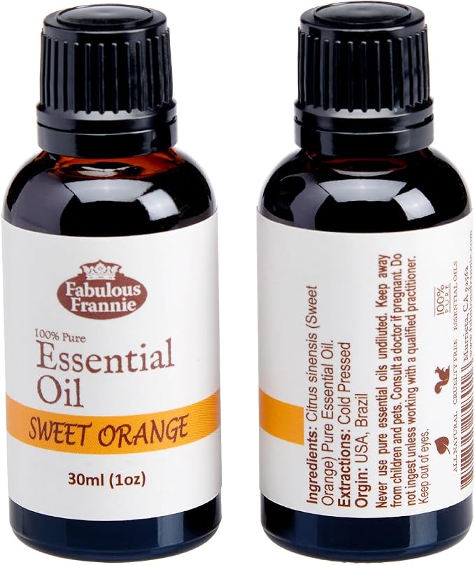 Fabulous Frannie Sweet Orange Pure Essential Oil Therapeutic Grade - 30 ml