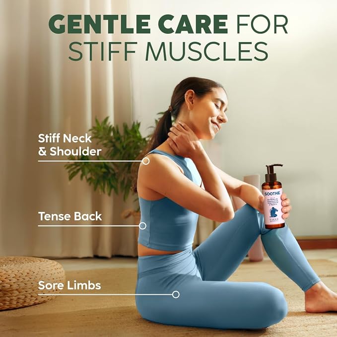 KUKKA Soothe Massage Oil for Muscle Relaxing - 6.76 fl oz - Instantly Comforts for Full Body Relaxation - Warming Sensation with Peppermint Eucalyptus - Infused with Vitamin E and Natural Extracts