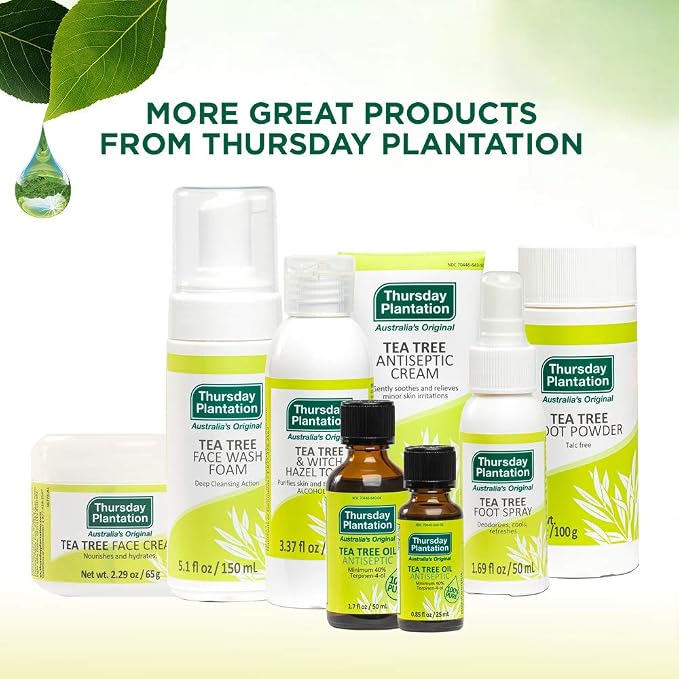 Thursday Plantation Australian Tea Tree Oil, Naturally Sourced Oil, Cleanses and Purifies, 0.85 fl oz