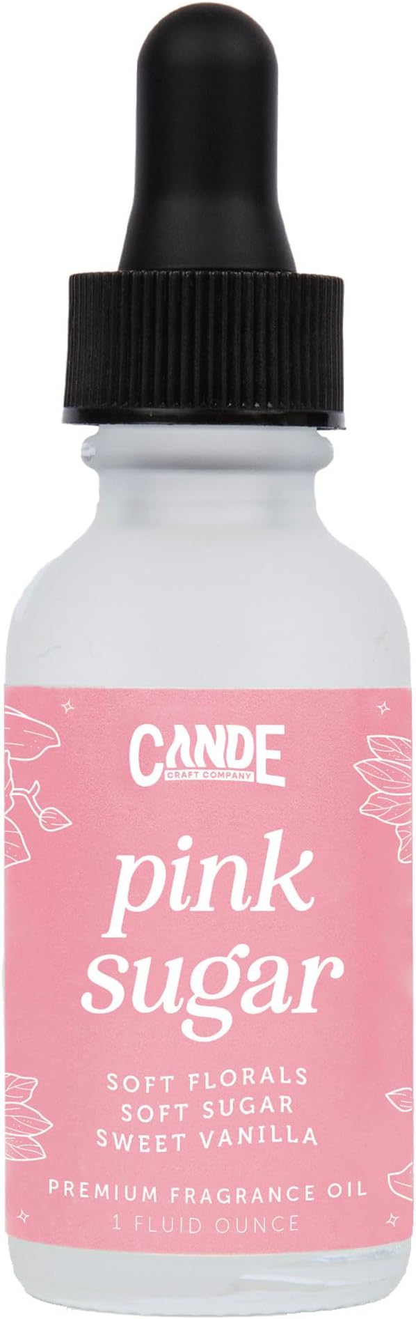 CANDECraftCo 4 Fl oz Fragrance Oils for Aromatherapy, Essential Oils for Home Diffusers, DIY Candle and Soap Making, DIY Scented Products (Pink Sugar)