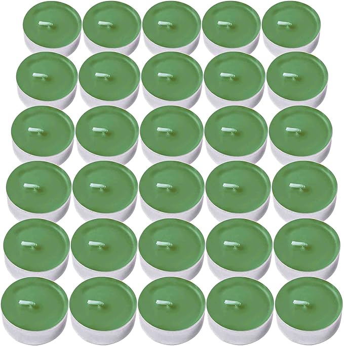 DecorRack 30 Tealight Candles, Honeydew Scented, Pleasant Fragrance Candle, Aromatherapy, Scented Home Decor, Votive Long Lasting Candles (Pack of 30)