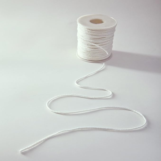 EricX Light #24PLY/FT Braided Wick: 200 Foot Spool.Candle Wicks for Candle Making,Candle DIY