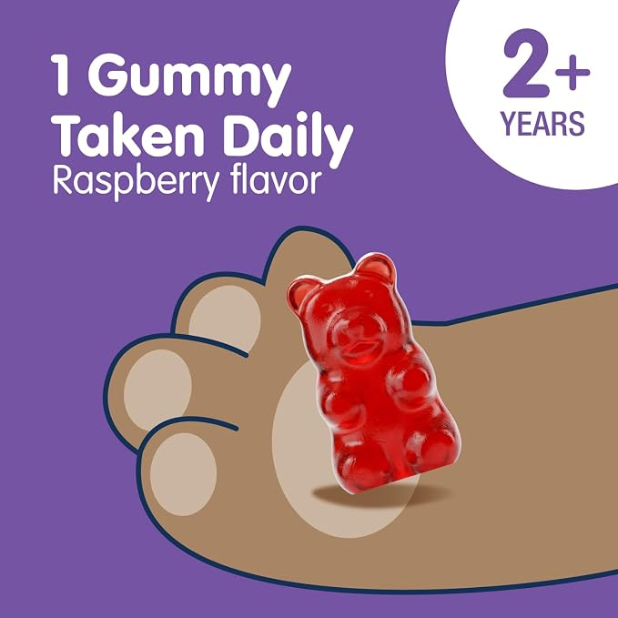 DR. MORITZ Sugar-Free Calm Magnesium Gummies for Kids and Adults - Non-GMO Magnesium Citrate Gummies - Raspberry Flavor - 1-Pack (60 Count)