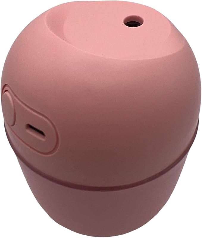 Wild Essentials 220ml Cool Mist Essential Oil Diffuser/Humidifier, Aromatherapy, Nightlight, Portable, USB Power, Auto Off, Room, Office, Car (Pink)