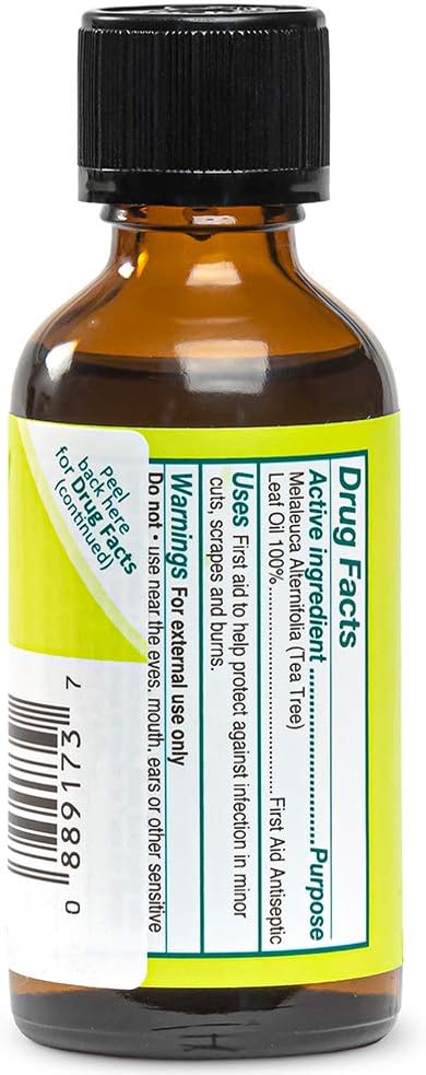 Thursday Plantation 100% Pure Australian Tea Tree Oil – 1.7 fl oz (50ml) – Natural Essential Oil – Cleanses and Purifies Skin – Made in Australia