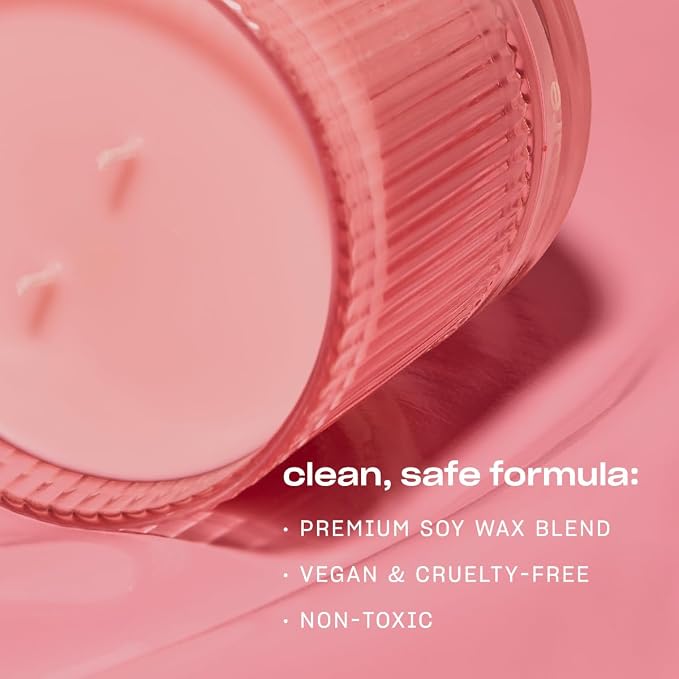 Guilty Pleasure Luxury Scented Candle by Snif, Valentine's Day, Warm and Calming, 50+ Hours, 100% Cotton Fiber Wicks, Soy Wax Blend, Non-Toxic, Vegan, 8.5 oz