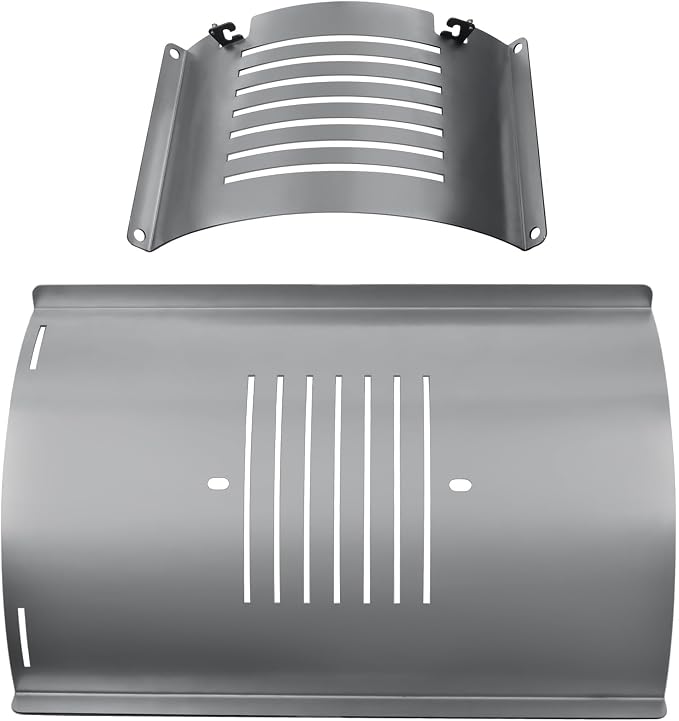 Flame Broiler Kit for Pit Boss PB1230 Pellet Gas Combo Grill with Slide Cover and Bottom, 1230 Grill Heat Deflector Diffuser Replacement Parts for Pit Boss PB1230CC, PB1100PSC1/PSC2/PSC3 Pellet Smoker