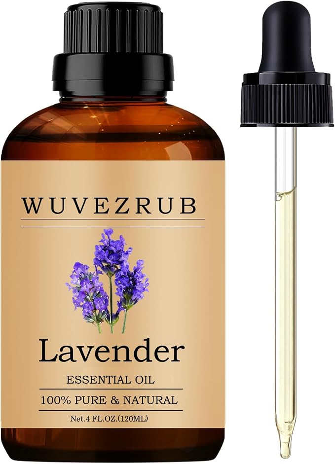 Lavender Essential Oils, 120ML Pure and Natural Essential Oil for Aromatherapy Diffuser - Lavender /4 Fl Oz