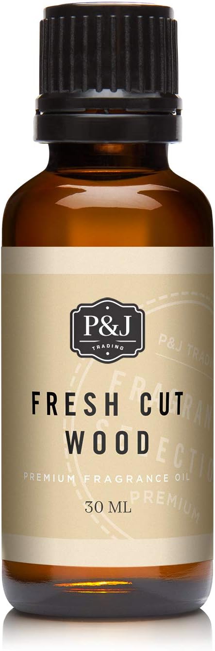 P&J Fragrance Oil - Fresh Cut Wood 30ml - Candle Scents, Soap Making, Diffuser Oil, Perfume Making Supplies