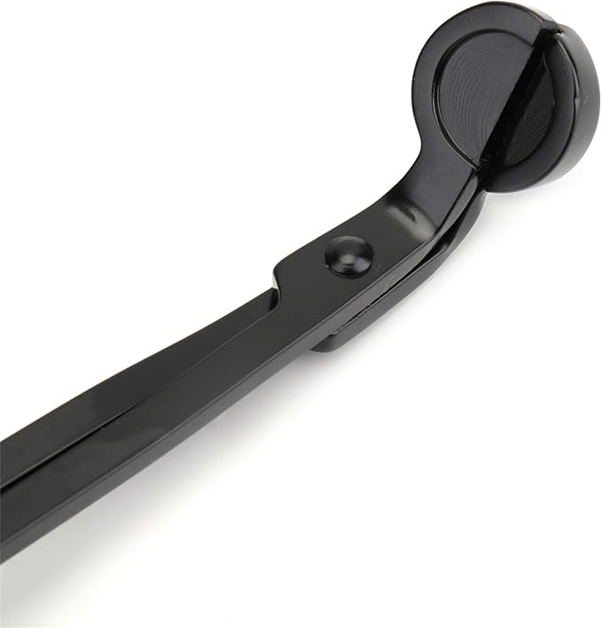 Yopay 3 Pack Candle Wick Trimmer, Stainless Steel Wick Clipper Cutter, Wick Scissor, Reaches Deep Into Candles to Cut Spent Wicks, Matte Black, 7.08 x 2.36 inch