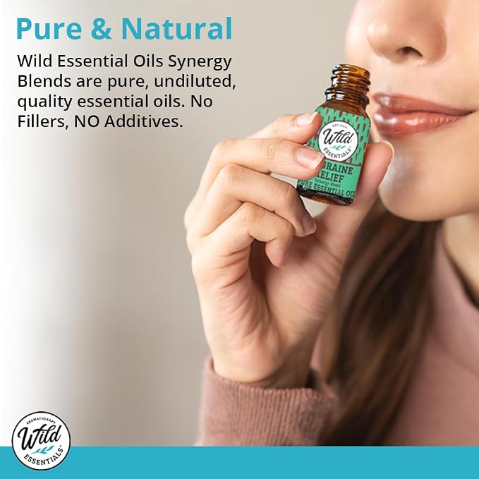 Wild Essentials Quit Smoking 100% Pure Essential Oil Synergy Blend 2 Pack - 10ml, Premium Grade, Use tor Help Quench Cravings the Natural Way! Made and Bottled in the USA