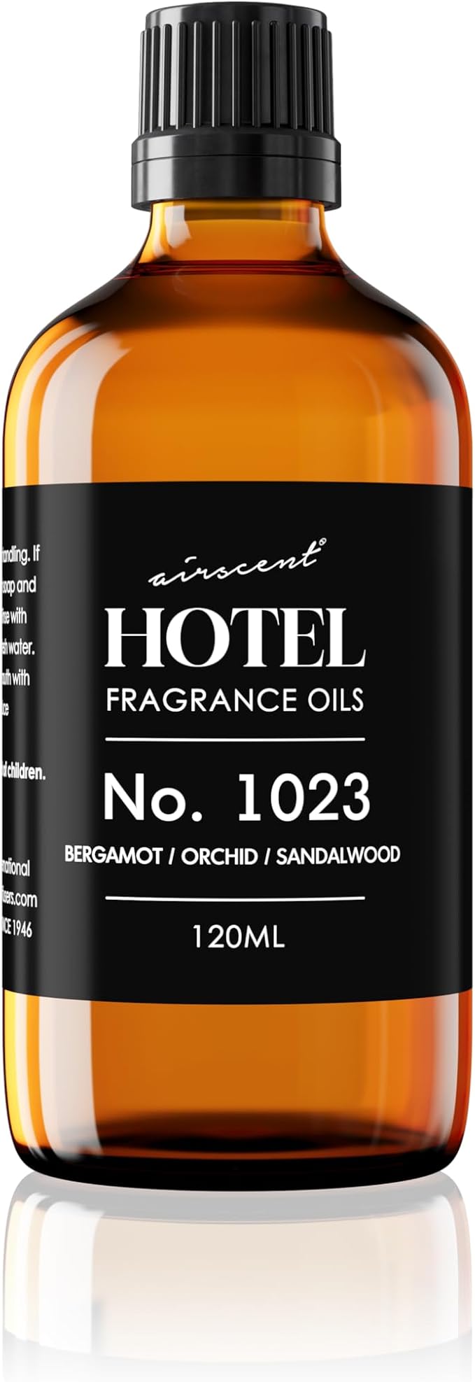 AirScent Hotel Diffuser Oil No. 1023 Inspired by The Baccarat Hotel Scent - Love Affair Fragrance Oil for Ultrasonic and Waterless Diffusers and Crafting - 120 mL, 4 fl oz Bottle
