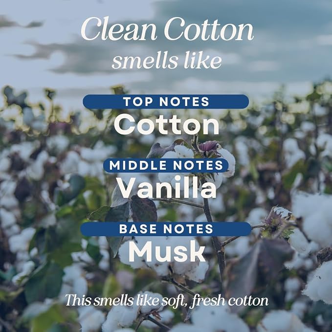 CANDECraftCo 4 Fl oz Fragrance Oils for Aromatherapy, Essential Oils for Home Diffusers, DIY Candle and Soap Making, DIY Scented Products (4 oz, Clean Cotton)