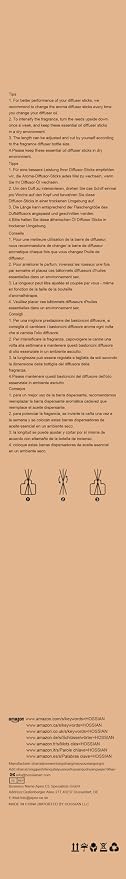 HOSSIAN 12 Inch Reed Diffuser Sticks,-Diffuser Sticks-Reed Diffuser- Reed Sticks Aroma Diffuser Sticks for Aroma Fragrance(60 PCS)