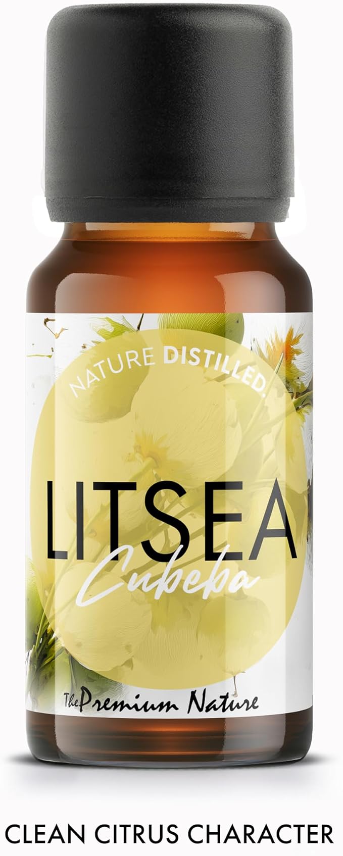 Organic May Chang Essential Oil | 100% Pure & Natural Litsea cubeba Fruit Oil with Fresh Bright Citrus Aroma | for Diffuser, Candle Making & DIY Aromatherapy Blends, 10ml