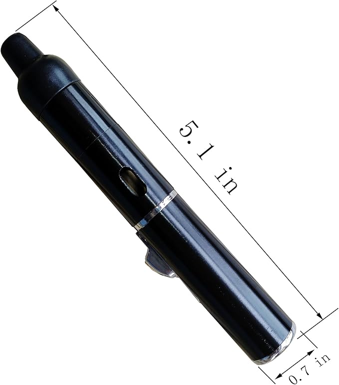 Torch Lighter,Handheld Multifunctional All-in-One Tube Built-in Detachable Windproof Lighter,Outdoor,Indoor,Camping,Candle,Birthday,Black