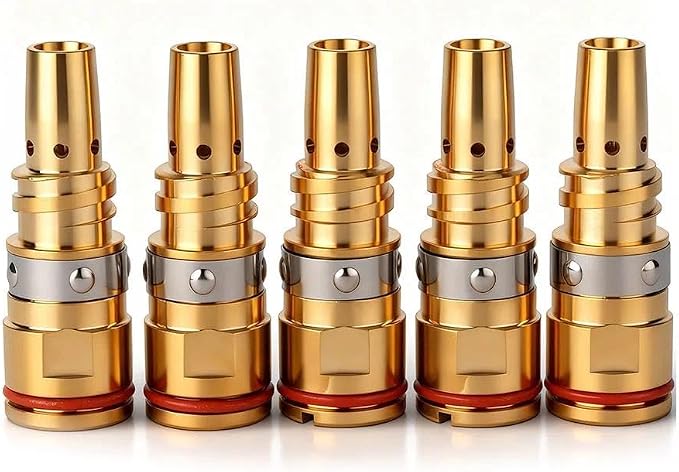 5-PK Gas Diffuser D-MA250 Replacement for Miller AccuLock MDX-250 AccuLock S Mig Guns Millermatic 212,235,250,251,252,255 Mig Welder