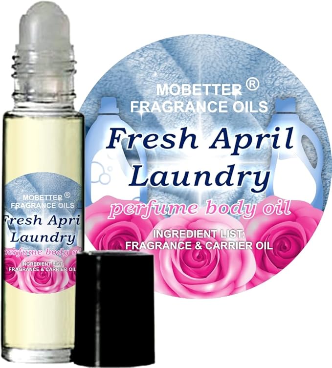 MOBETTER FRAGRANCE OILS Fresh April Laundry Perfume Body Oil Roll on Travel Size