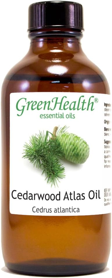 Cedarwood Atlas Essential Oil - 4 fl oz - 100% Pure Essential Oil - GreenHealth