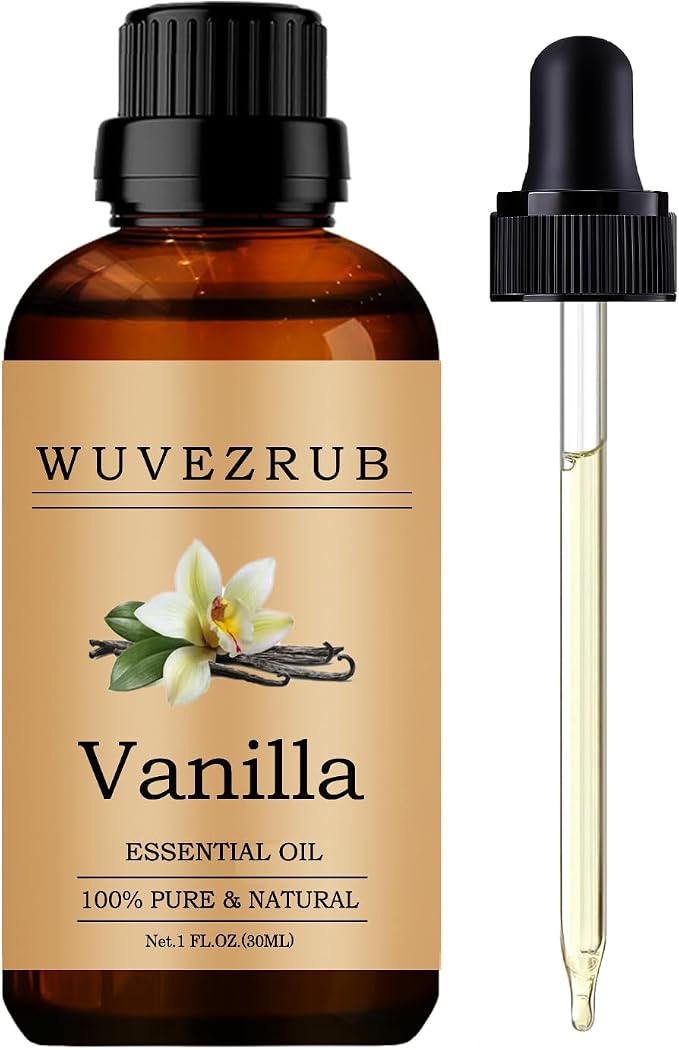 Vanilla Essential Oils, 30ML Pure and Natural Essential Oil for Aromatherapy Diffuser - Vanilla /1 Fl Oz